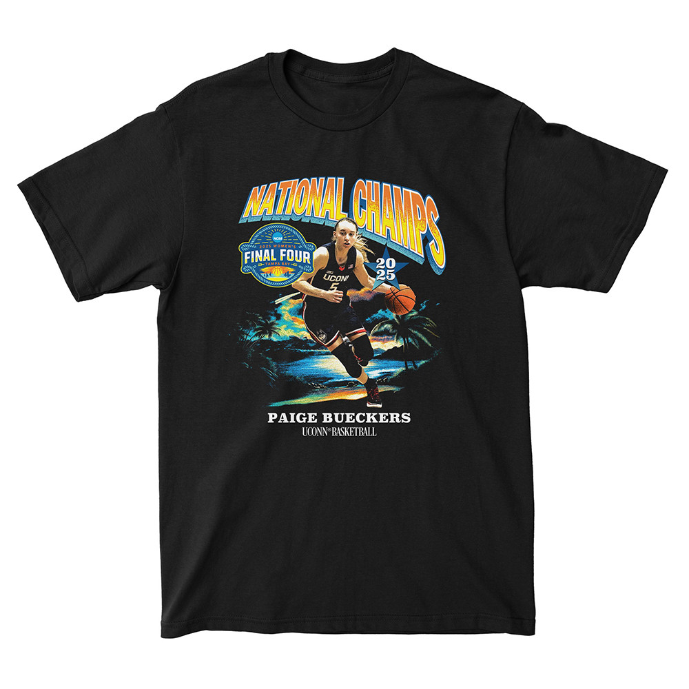 Paige Bueckers Merch Shirt UConn Huskies Women's Basketball National Champions 2025 Cool Tee