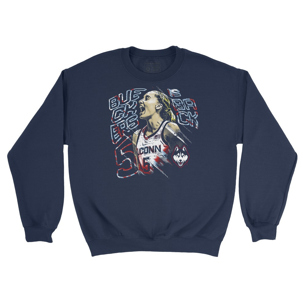 Paige Bueckers Merch Sweatshirt Uconn Huskies - Bueckers Is Back Gifts For Basketball Fans