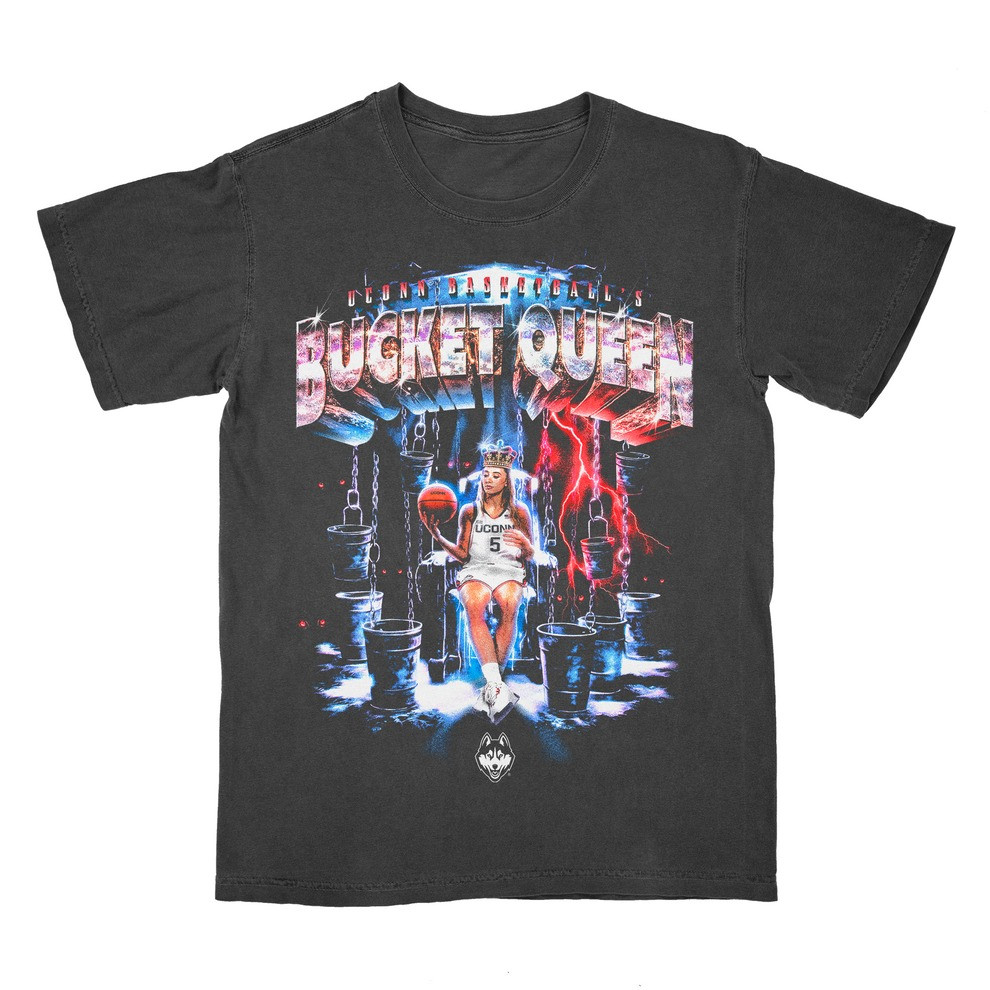 Paige Bueckers Merch T-Shirt Paige Bueckers Bucket Queen Shirt Apparel Gifts For Fans