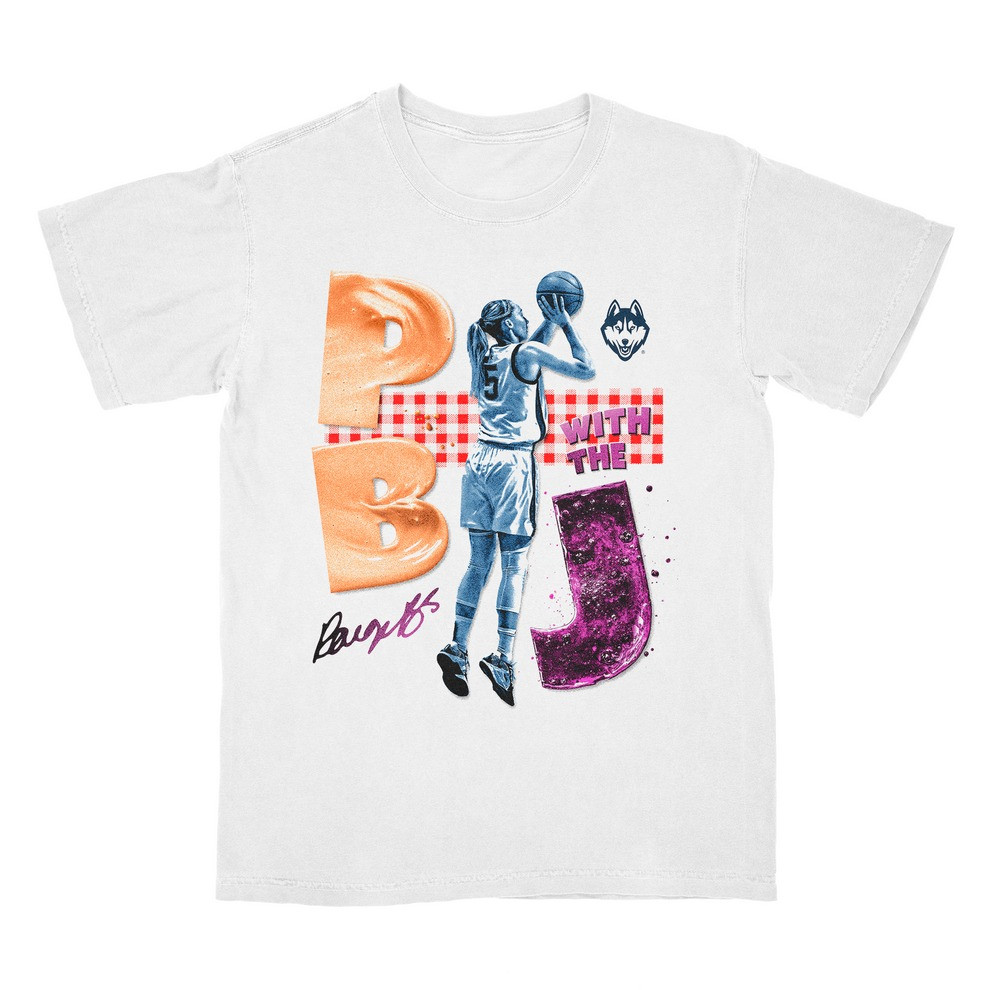 Paige Bueckers Merch T-Shirt Uconn Huskies Paige Bueckers PB With the J Gifts For Fans