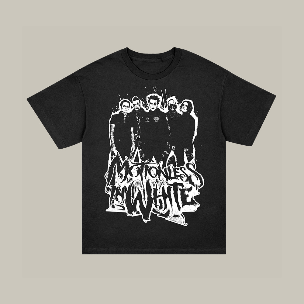 Paint Splatter Motionless In White T-Shirt Music Concert Tee Motionless In White Lover Gift