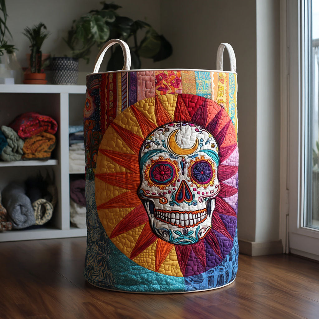 Painted Spirits Quilted Laundry Basket Spring Merch Pick