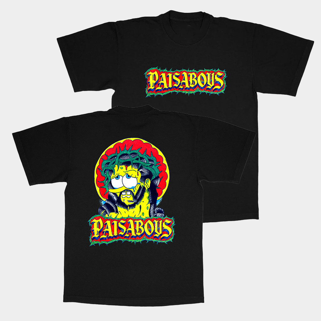 PAISABOYS Merch Jesus Esponja T-Shirt Birthday Gift Ideas For Dad