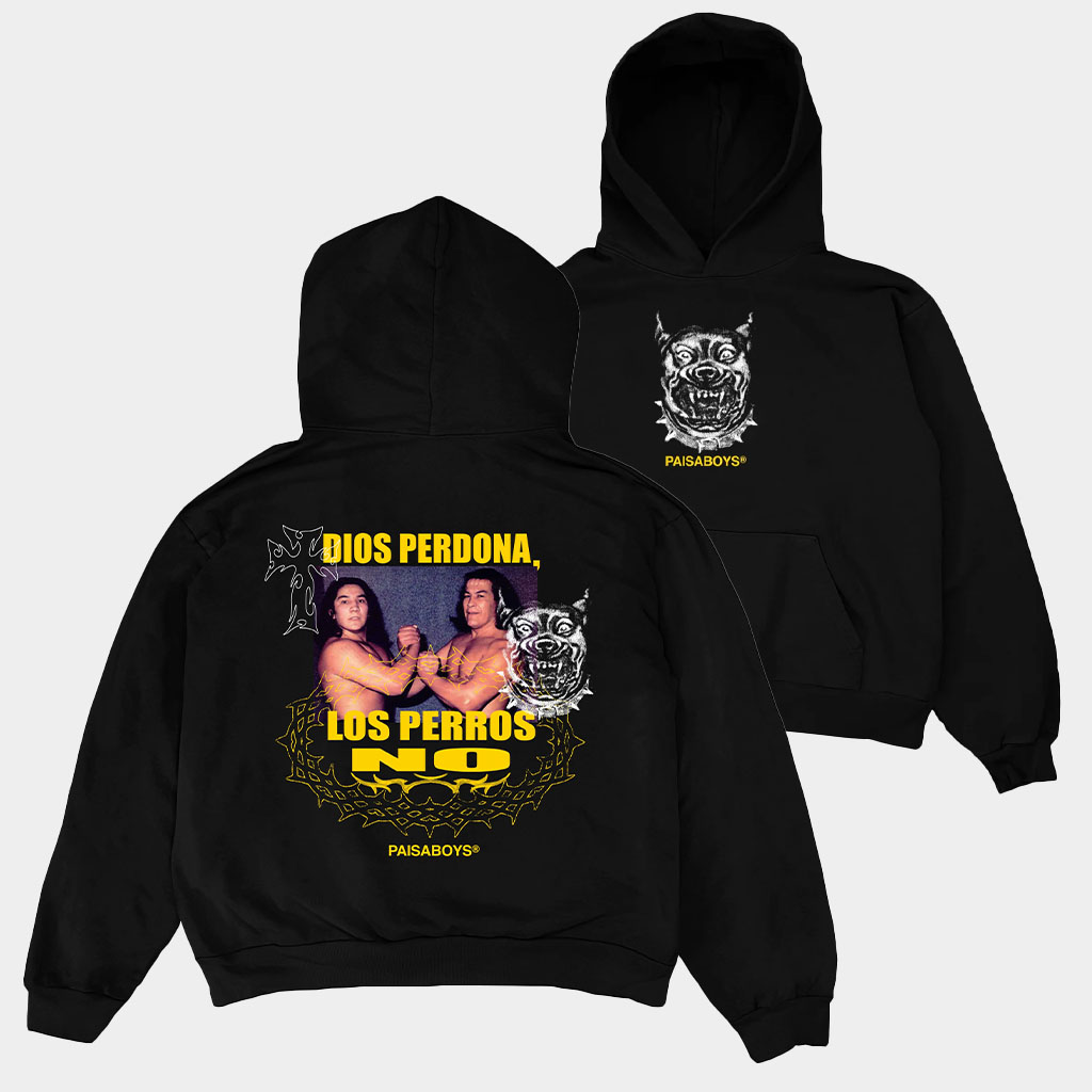 PAISABOYS Merch Perrote Hoodie Dios Perdona Los Perros No PAISABOYS Hoodie Gift Ideas For Him