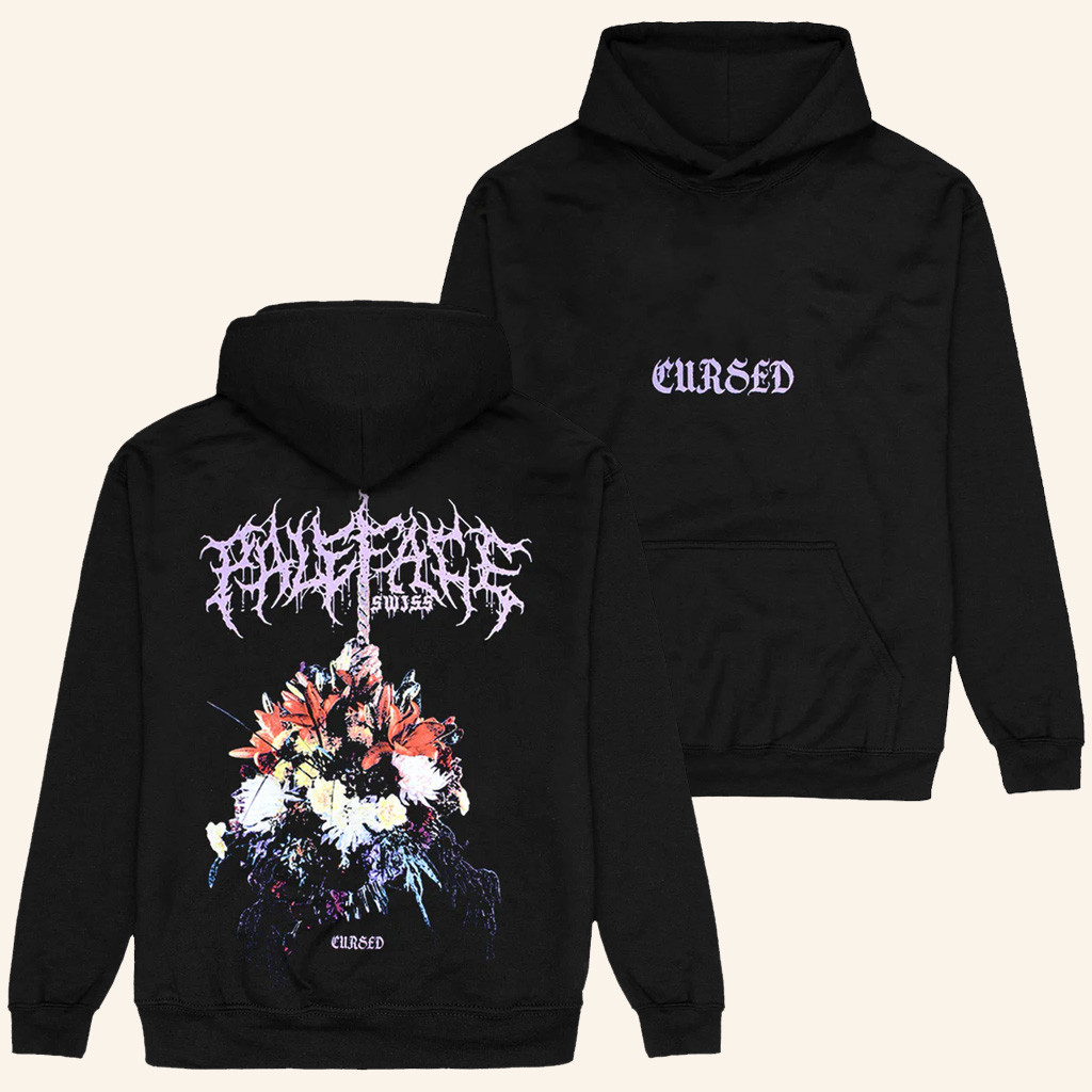Paleface Swiss Merch Cursed Bouquet Hoodie Music Lover Gift Ideas For Him