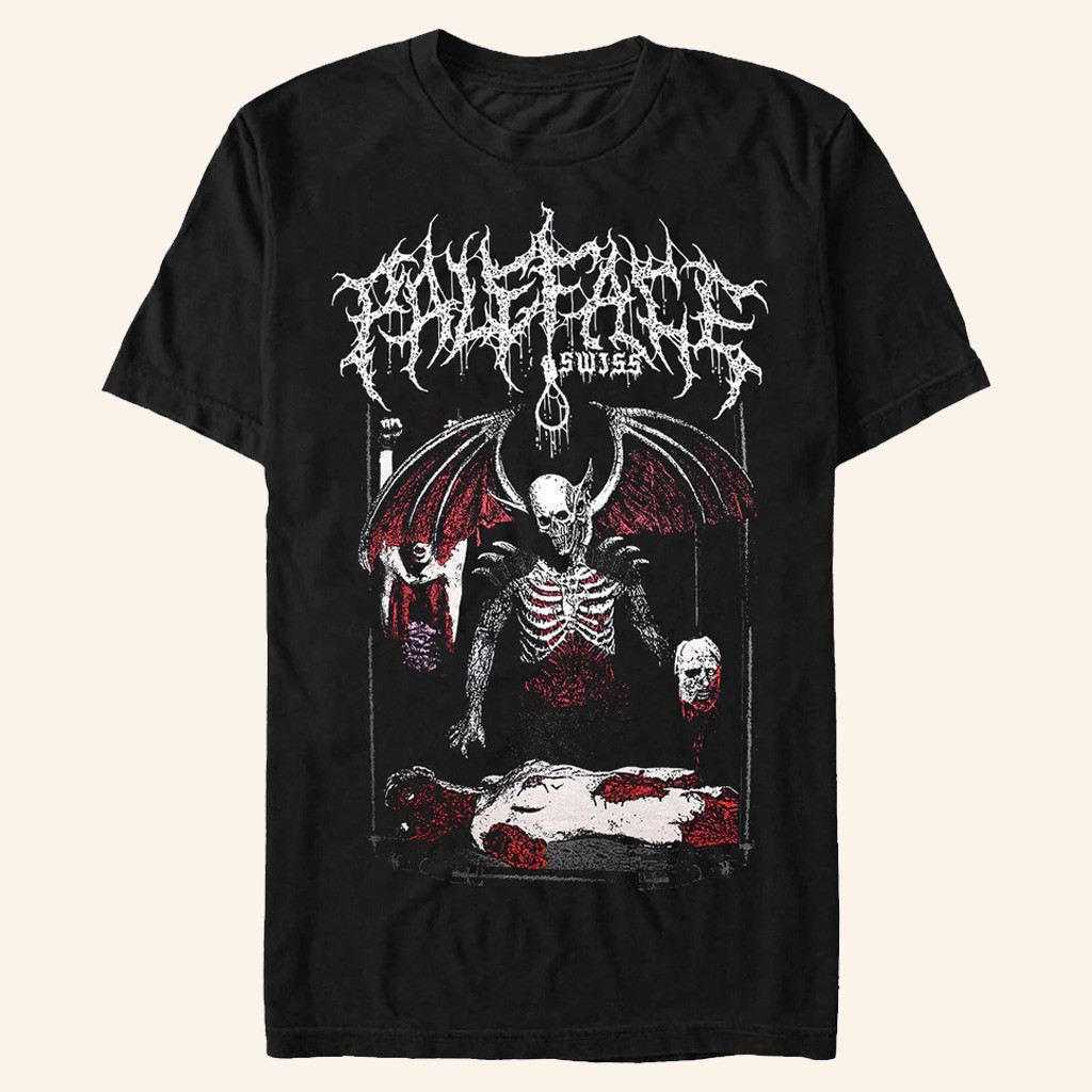 Paleface Swiss Merch Death Touch T-Shirt Presents For Music Lovers