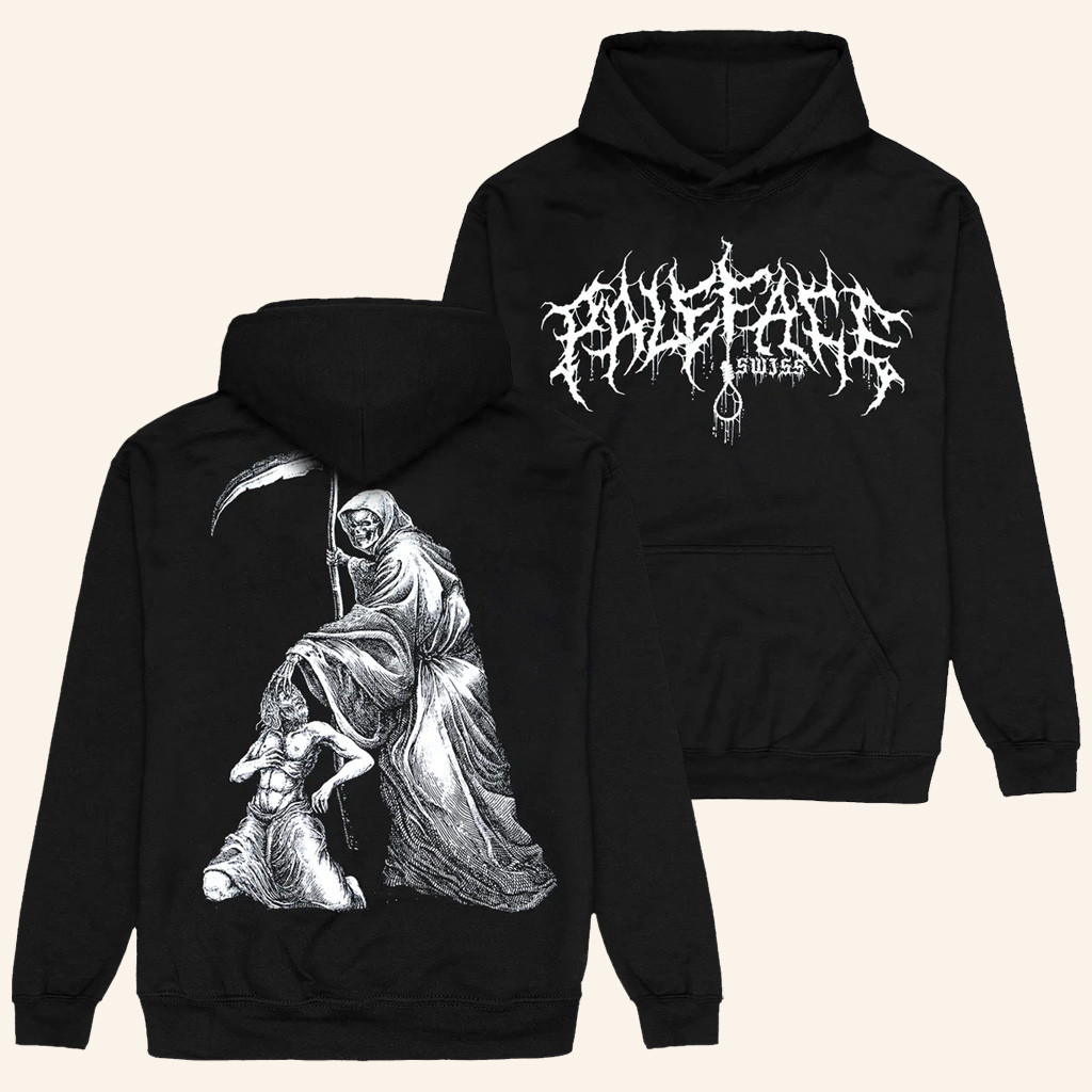 Paleface Swiss Merch Reaper Touch Hoodie Music Gift Ideas For Guys