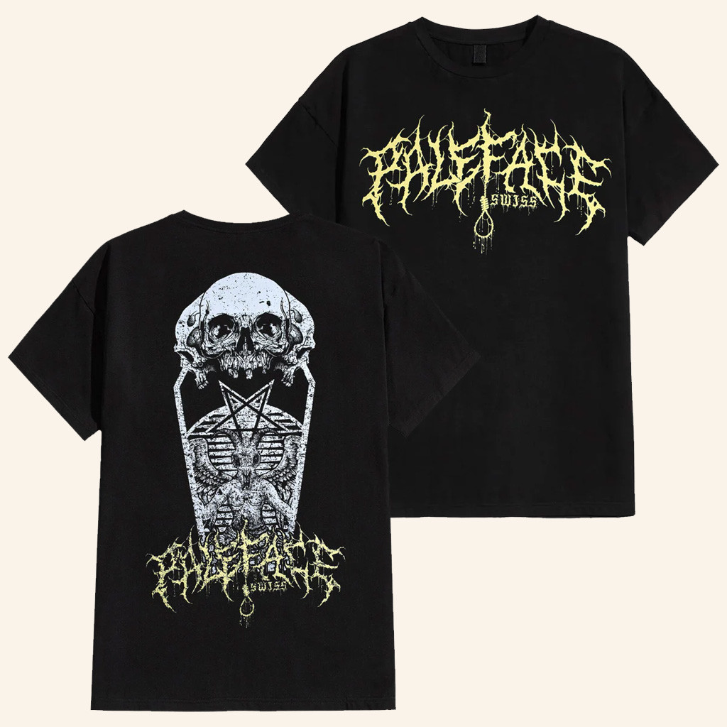 Paleface Swiss Merch Satanic Worship T-Shirt Music Lover Gift Ideas For Him