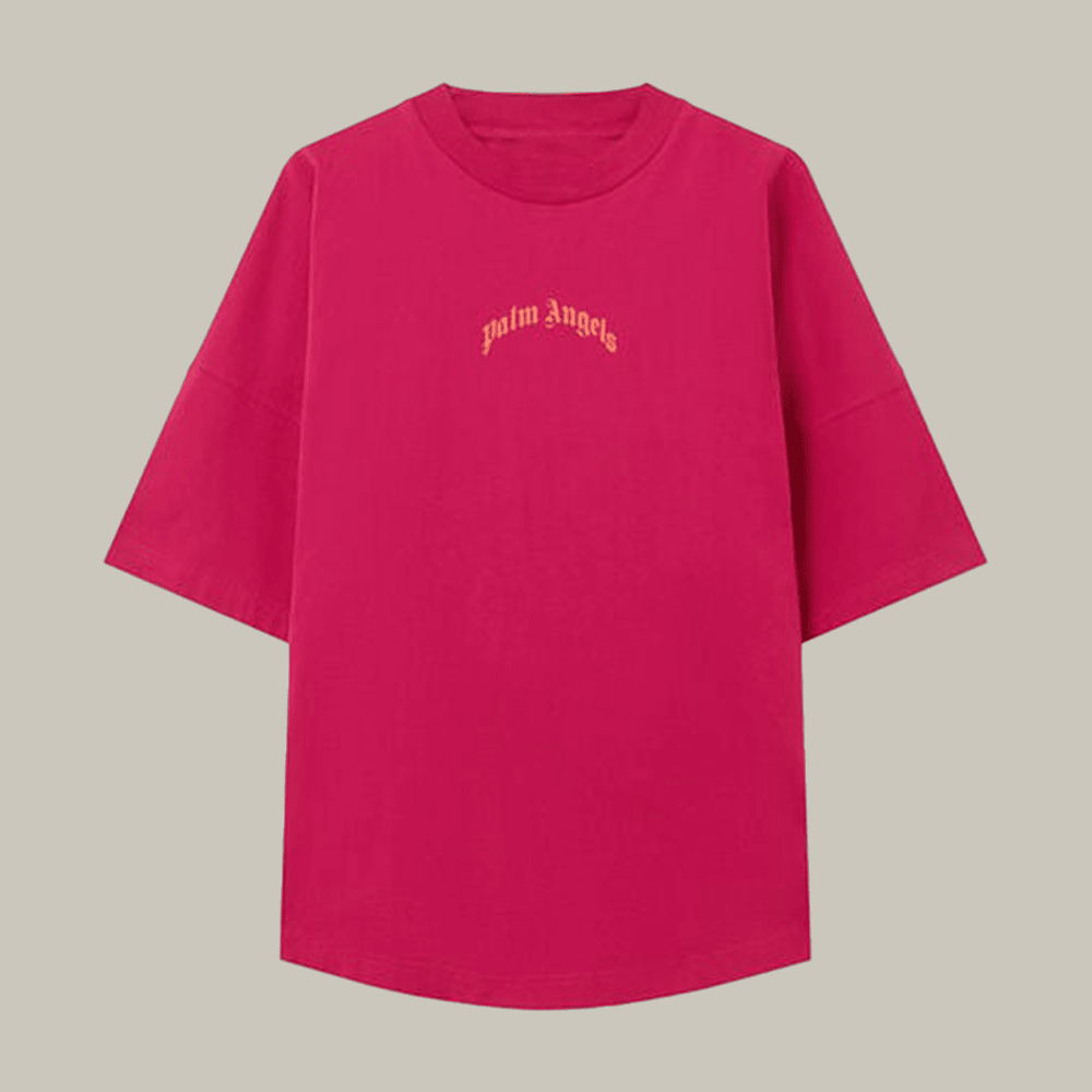 Palm Angels Back Curved Logo Over T-Shirt Trendy Clothes Palm Angels Gift For Wife