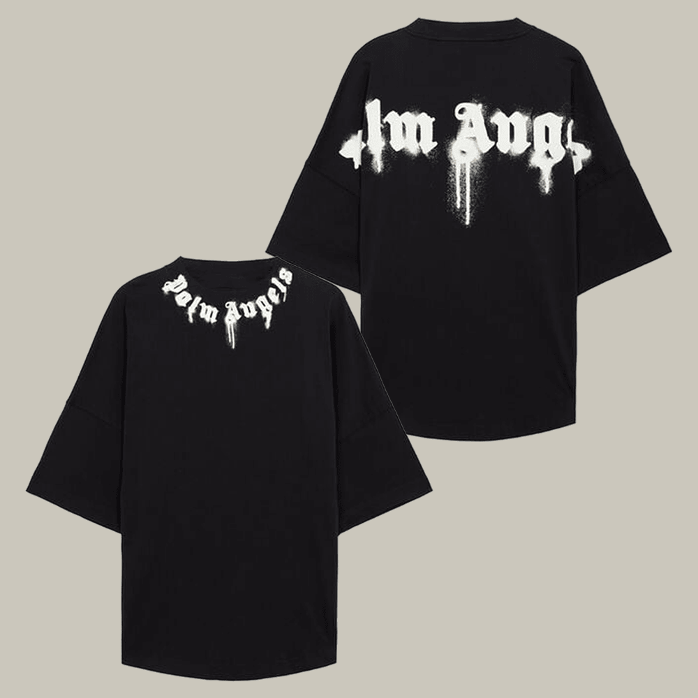 Palm Angels Classic Logo Over T-Shirt Palm Angels Art Shirt Trendy Gift For Gen Z