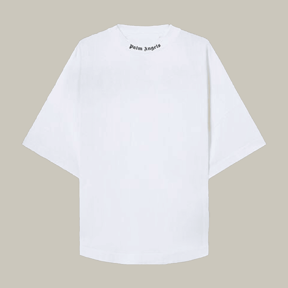 Palm Angels Classic Logo Over T-Shirt Streetwear Clothes Unique Gifts For Friends