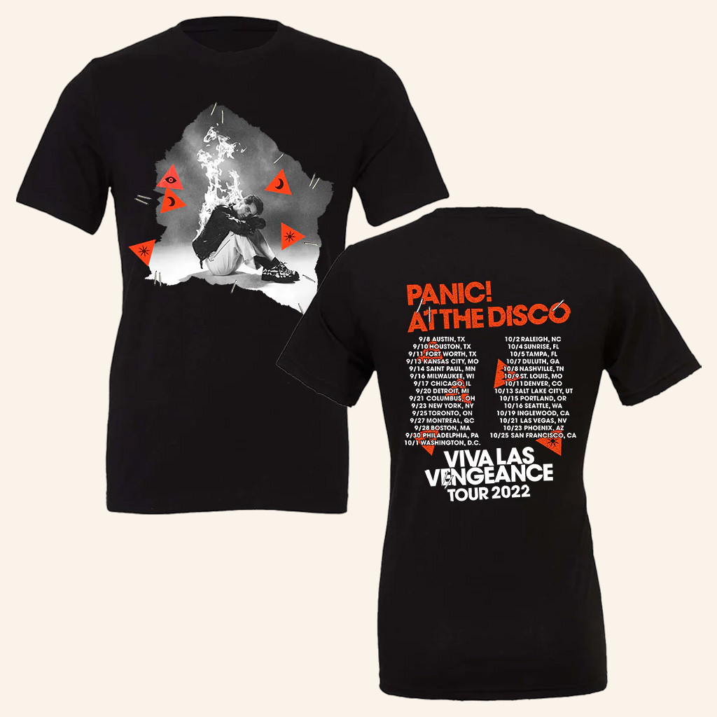 Panic At The Disco Merch Admat Tour T-Shirt Gifts For Music Lovers Panic At The Disco Merch Admat Tour T-Shirt Gifts For Music Lovers