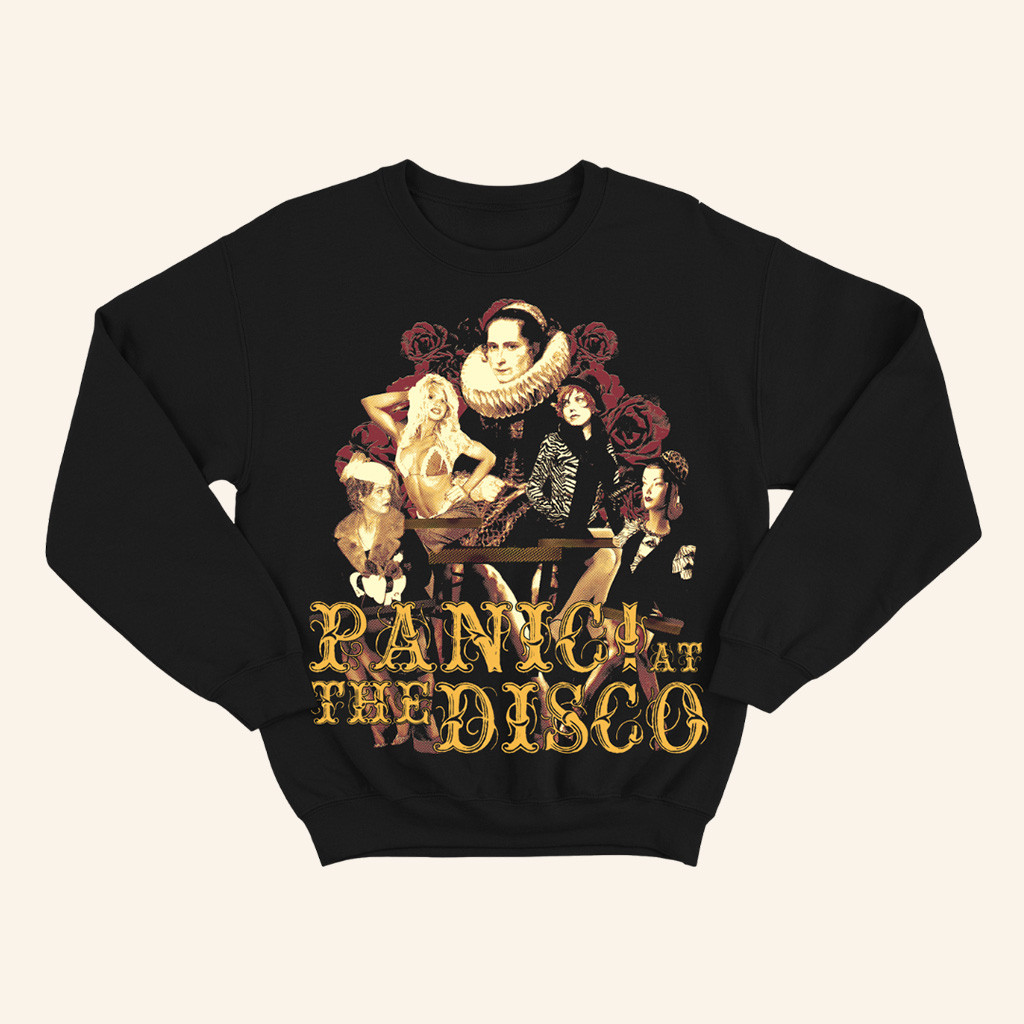 Panic At The Disco Merch Cover Art Crewneck Sweatshirt Birthday Gift Ideas For Dad Panic At The Disco Merch Cover Art Crewneck Sweatshirt Birthday Gift Ideas For Dad