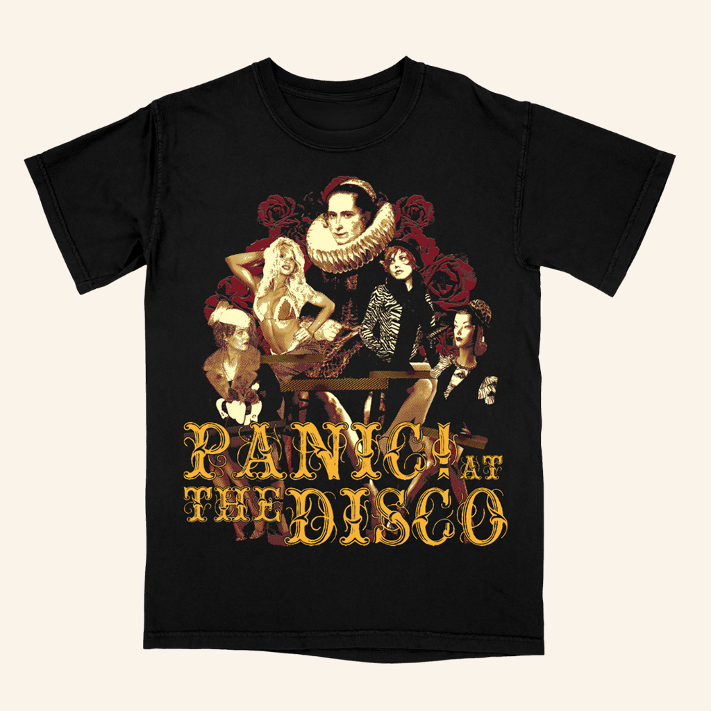 Panic At The Disco Merch Cover Group T-Shirt Christmas Gifts For Pop Fans Panic At The Disco Merch Cover Group T-Shirt Christmas Gifts For Pop Fans