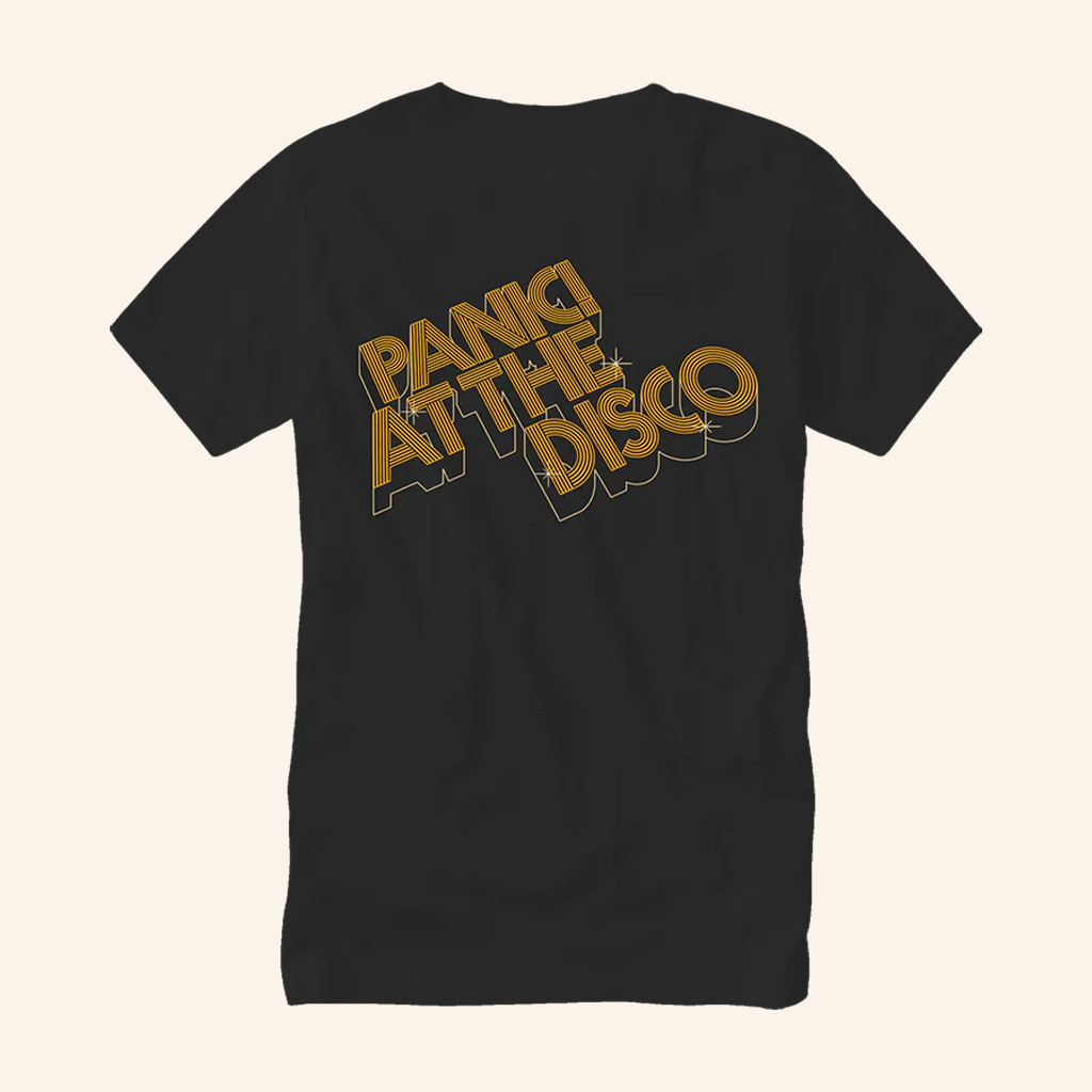 Panic At The Disco Merch Gold Logo T-Shirt Christmas Gift Ideas For Dad Panic At The Disco Merch Gold Logo T-Shirt Christmas Gift Ideas For Dad