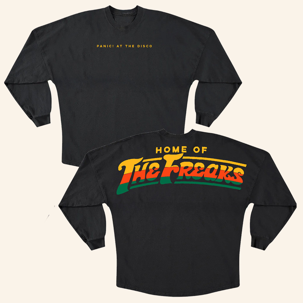 Panic At The Disco Merch Home Of The Freaks Long Sleeve T-Shirt Birthday Gifts For Him