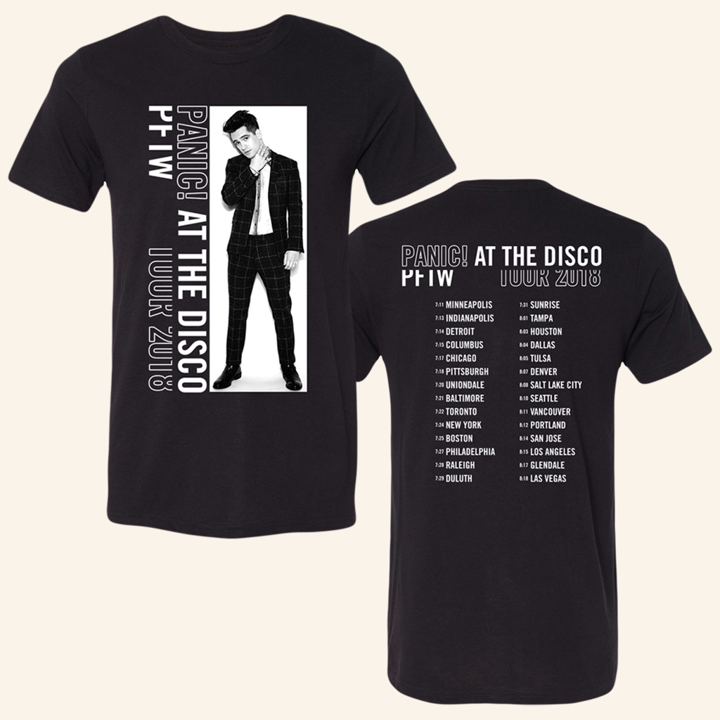 Panic At The Disco Merch Tour 2028 T-Shirt Birthday Gifts For Music Lovers Panic At The Disco Merch Tour 2028 T-Shirt Birthday Gifts For Music Lovers