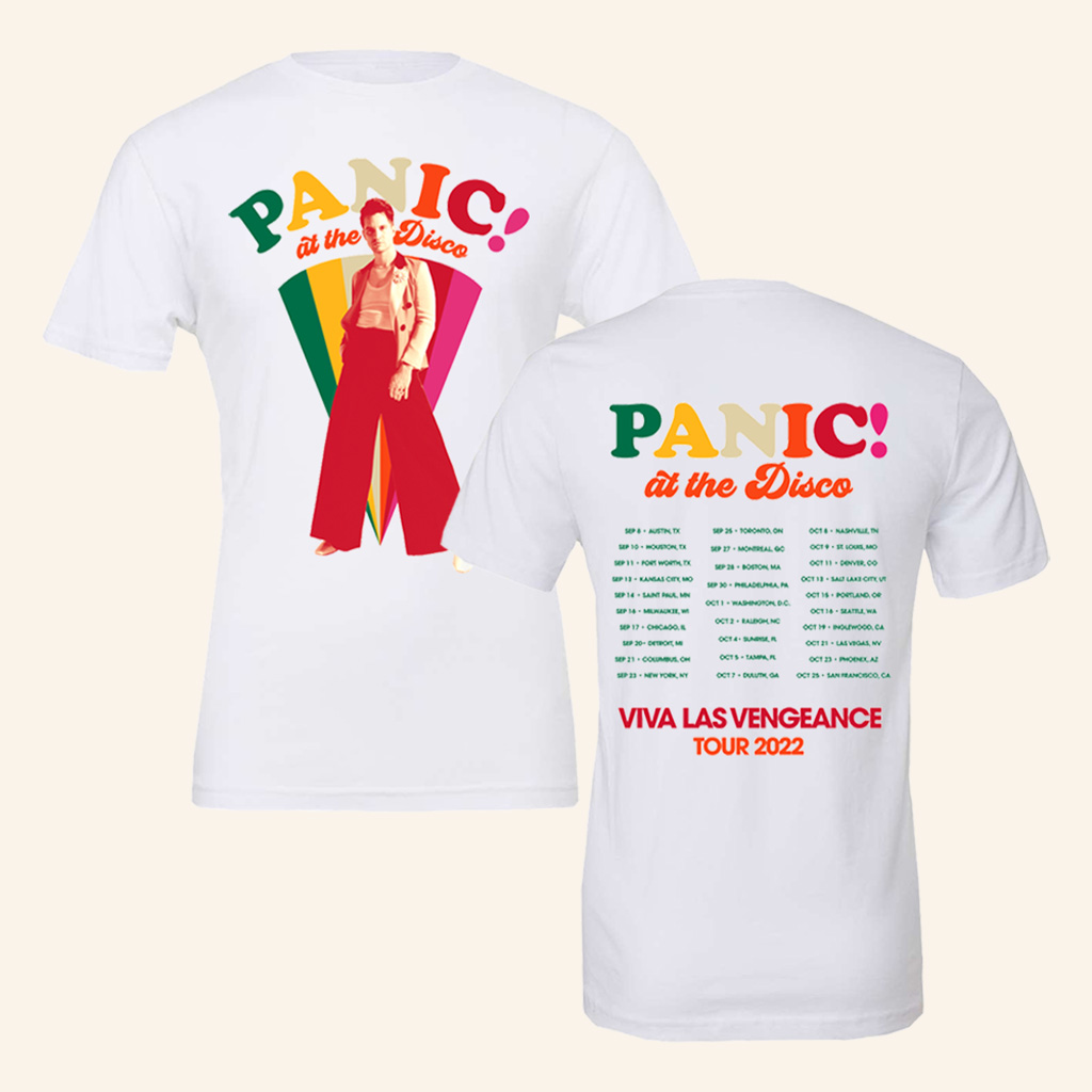 Panic At The Disco Merch Viva Las Vengeance Tour 2022 Shirt Pop Lovers Gifts Panic At The Disco Merch Viva Las Vengeance Tour 2022 Shirt Pop Lovers Gifts