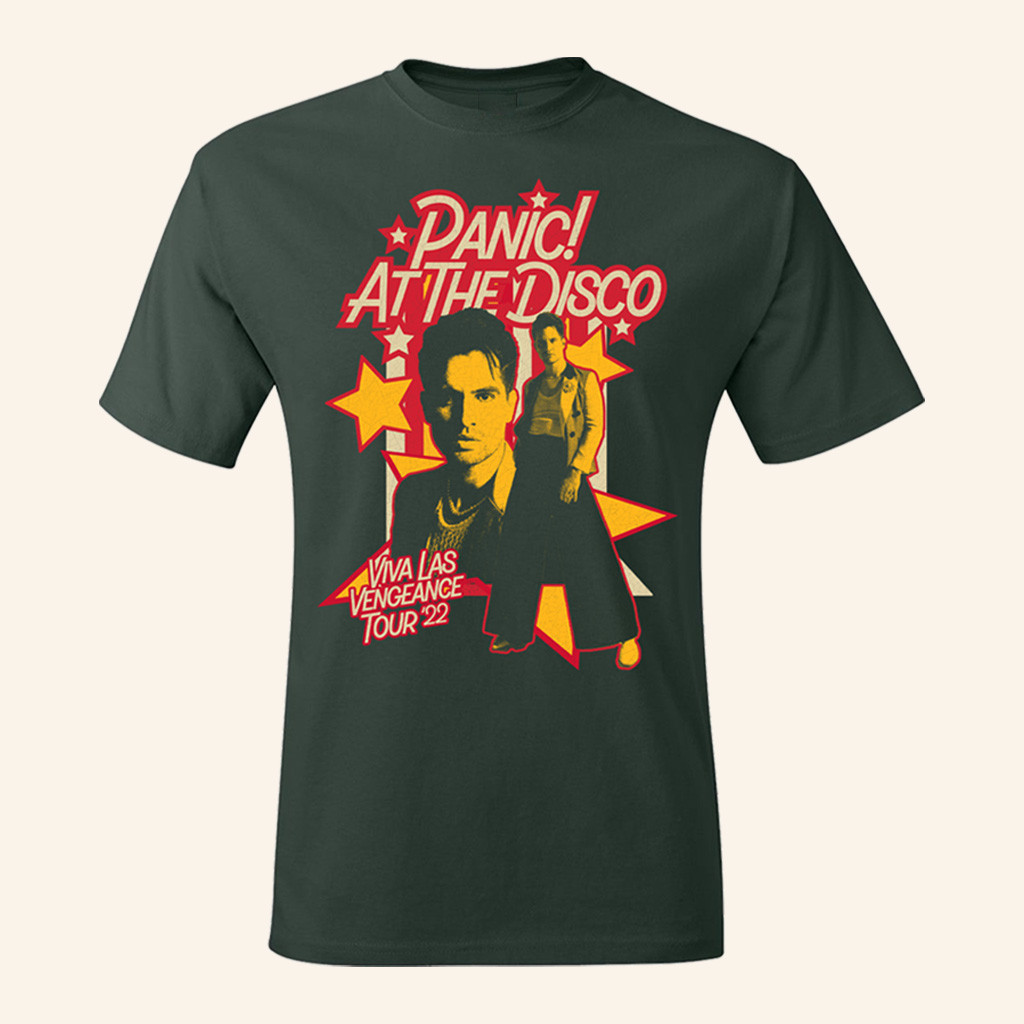 Panic At The Disco Merch Viva Las Vengeance Tour 22 T-Shirt Music Lover Gifts For Him