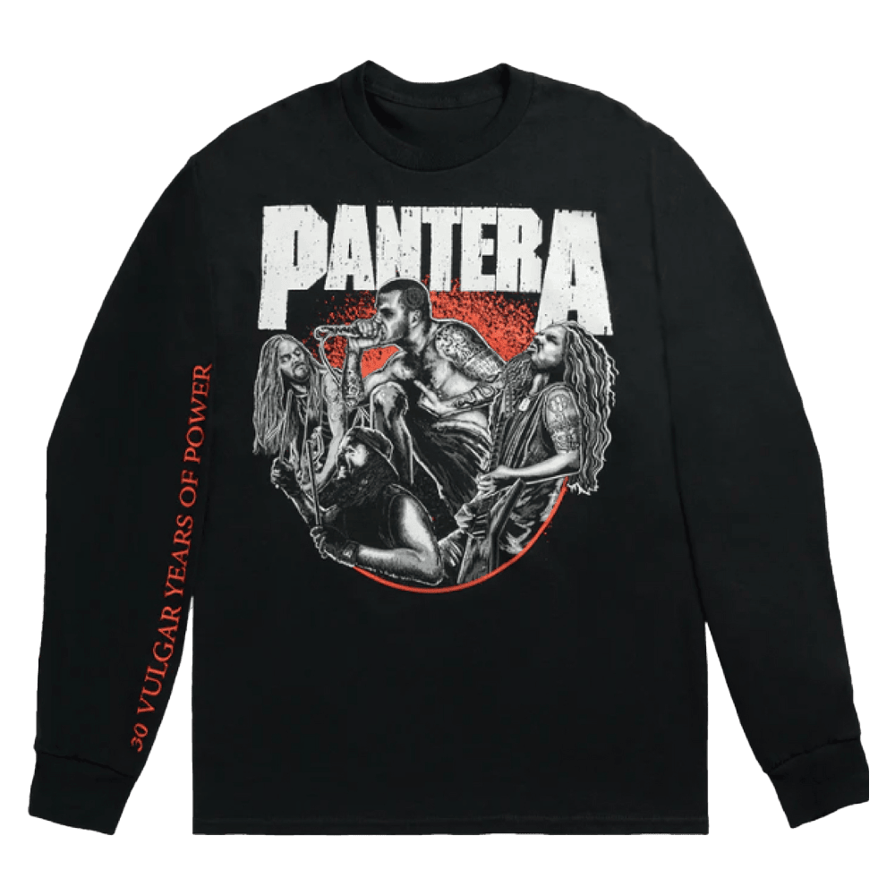 Pantera Merch 30 Vulgar Years Band Illustration Long Sleeve Shirt Great Father's Day Gifts Pantera Merch 30 Vulgar Years Band Illustration Long Sleeve Shirt Great Father's Day Gifts