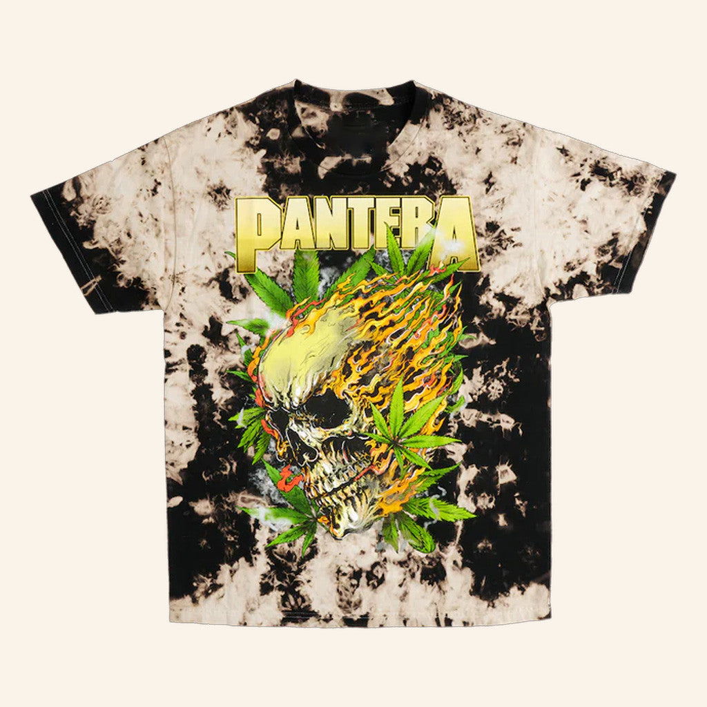 Pantera Merch Cannabis Skull Tie Dye T-Shirt Best Gifts For Husband Pantera Merch Cannabis Skull Tie Dye T-Shirt Best Gifts For Husband