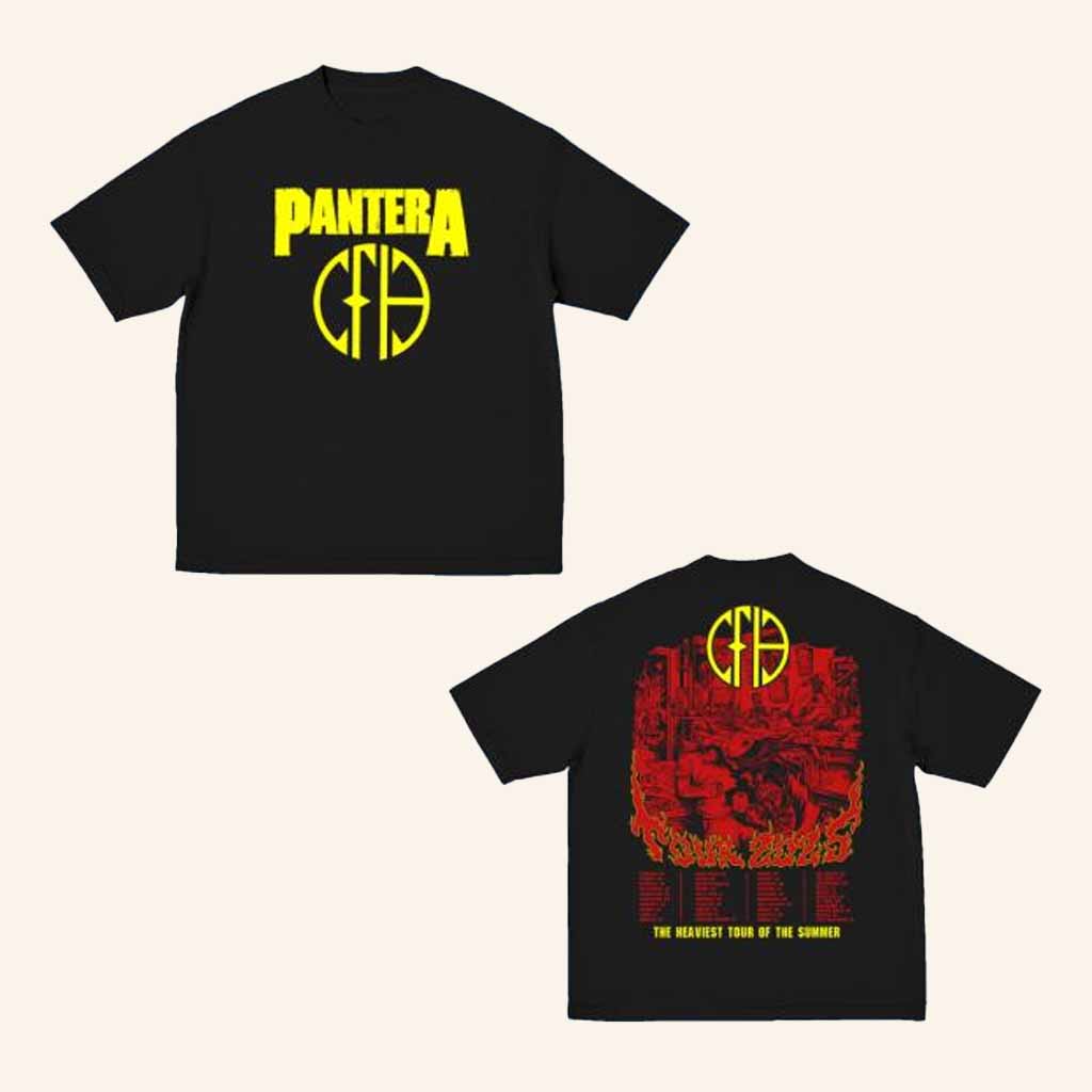 Pantera Merch CFH The Heaviest Tour Of The Summer 2025 T-Shirt Cool Gift For Fans Pantera Merch CFH The Heaviest Tour Of The Summer 2025 T-Shirt Cool Gift For Fans