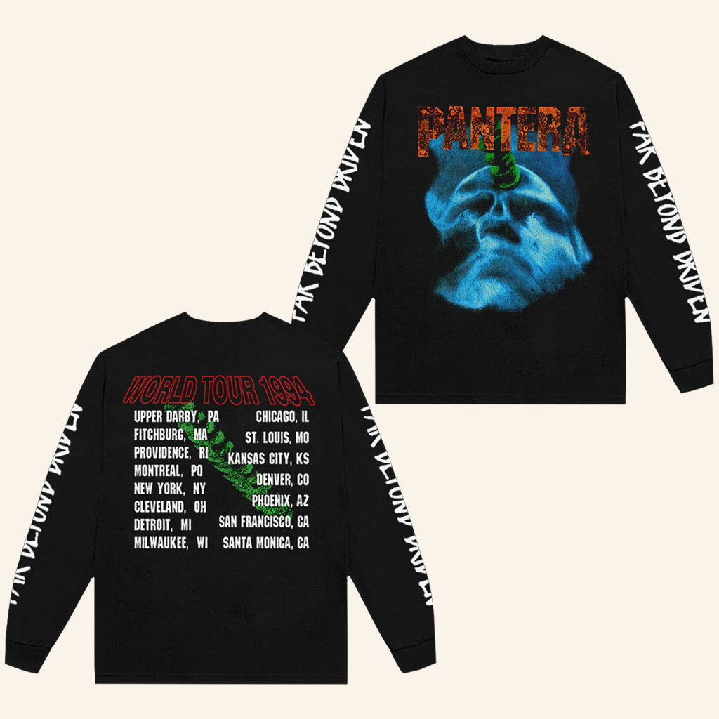 Pantera Merch Far Beyond Driven 1994 Tour Long Sleeve T-shirt Best Gifts For Dad