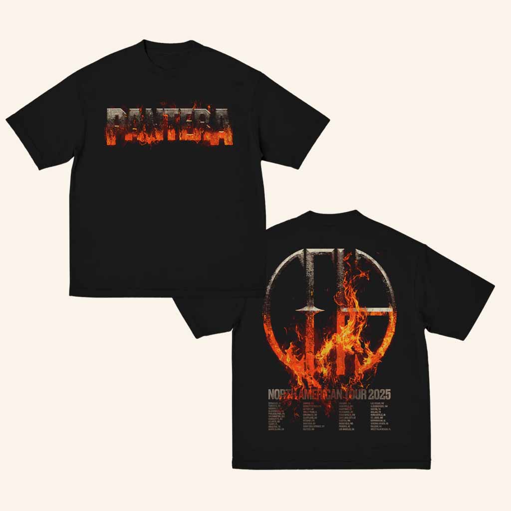 Pantera Merch Pantera Molten Logo Tour 2025 Shirt Gifts For Music Fans Pantera Merch Pantera Molten Logo Tour 2025 Shirt Gifts For Music Fans