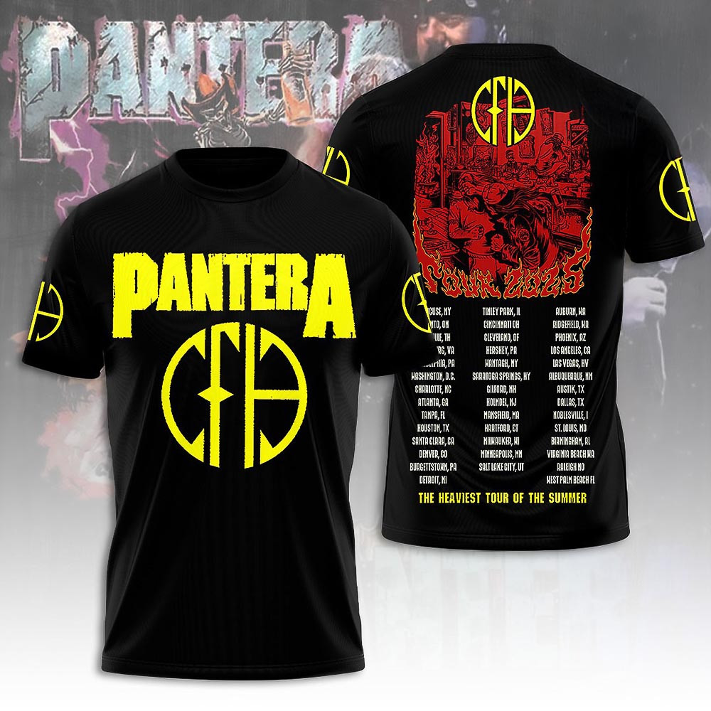 Pantera Shirt The Heaviest Tour Of The Summer T-Shirt Fans Gifts