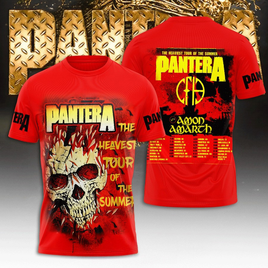 Pantera The Heavest Tour Of The Summer T-Shirt Music Lovers Gifts