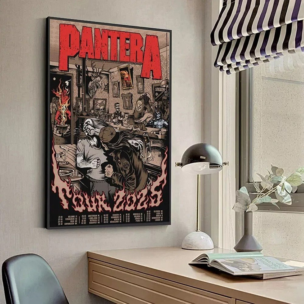 Pantera Tour 2025 Poster Perfect Gift For Music Fans