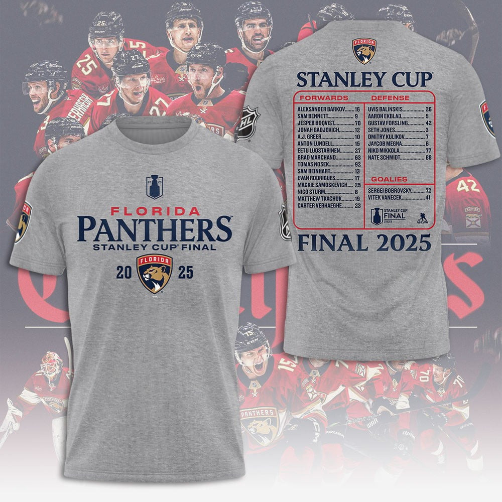 Panthers Stanley Cup Final 2025 T-Shirt Gifts For Boyfriend