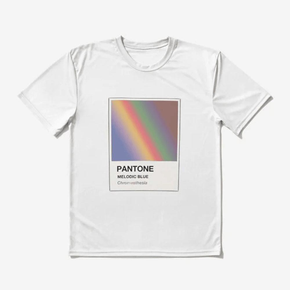 Pantone The Melodic Blue Color Scheme T-Shirt Rap Culture T Shirt Gift For Hypebeast Fans