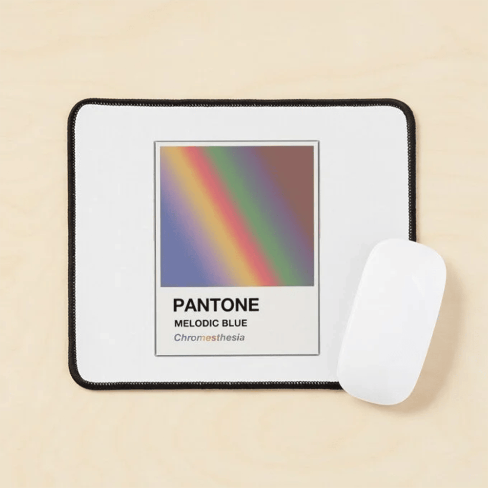 Pantone The Melodic Blue Mouse Pad Baby Keem Merch Gifts For Music Lovers