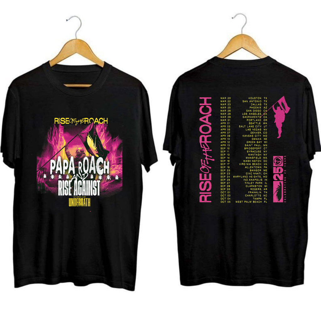 Papa Roach And Rise Against Tour Shirt Fan Merch Gifts For Brother Papa Roach And Rise Against Tour Shirt Fan Merch Gifts For Brother