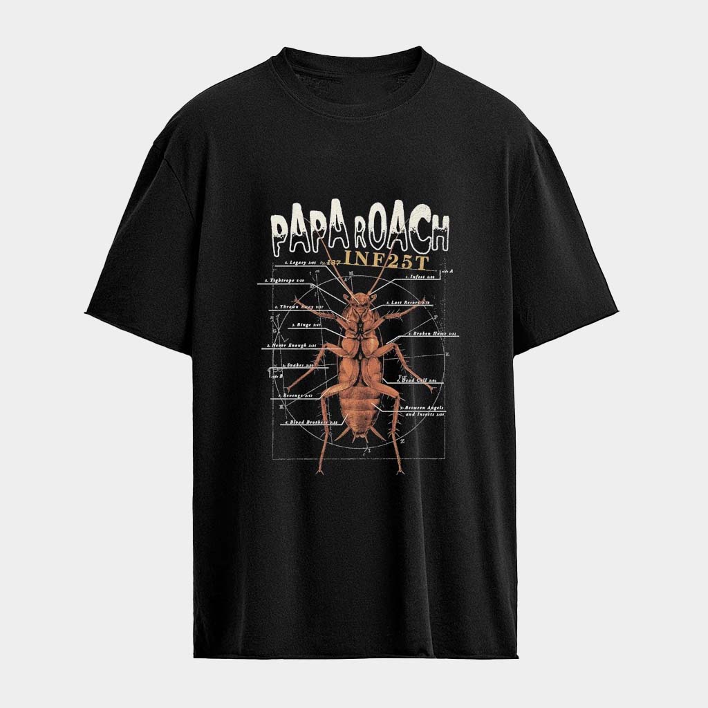 Papa Roach Inf25t Dissection T-Shirt Papa Roach Merch Gifts For Rock Band Fans