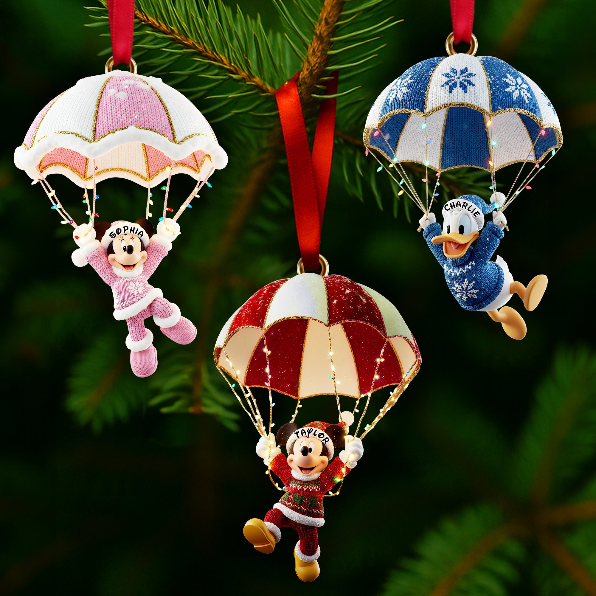 Parachute Adventure Acrylic Ornament - Personalized Gifts For Movie Fans - Festive Holiday Keepsake Gift Parachute Adventure Acrylic Ornament - Personalized Gifts For Movie Fans - Festive Holiday Keepsake Gift