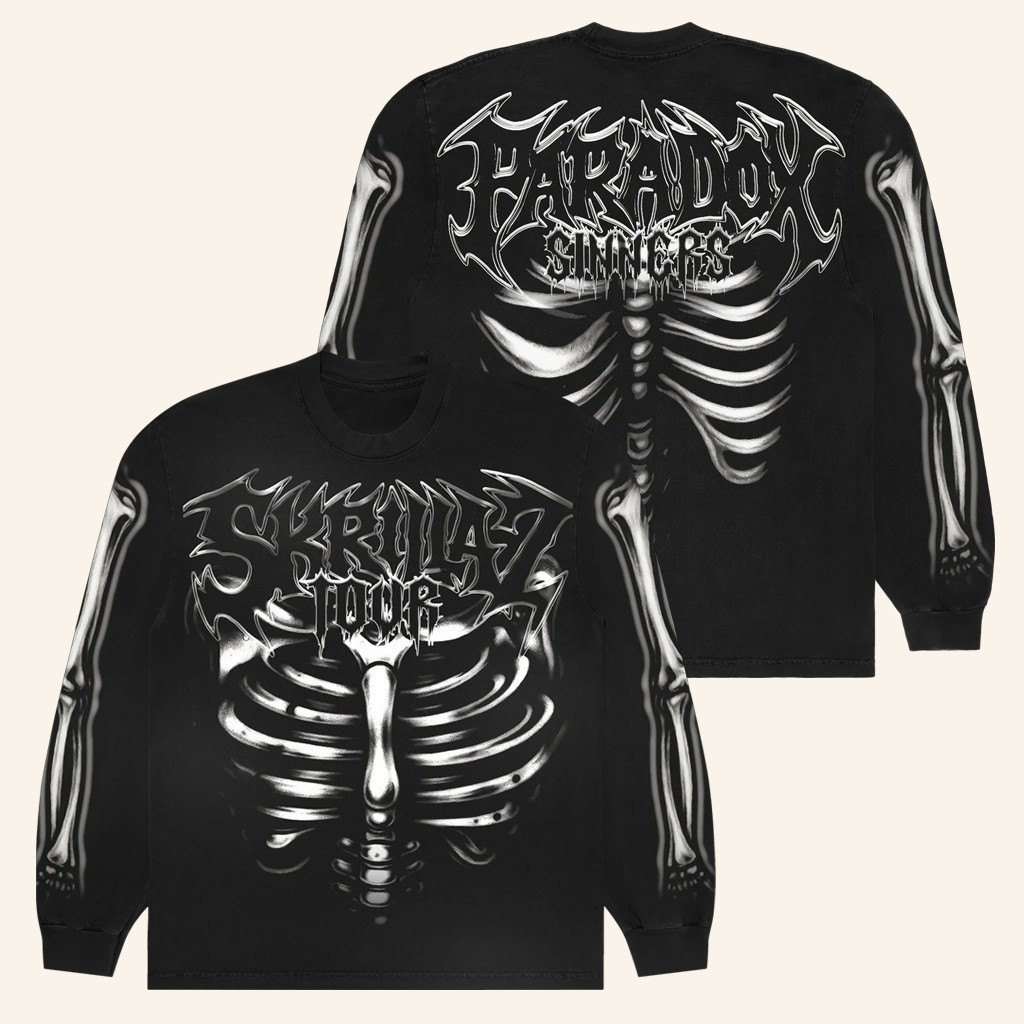 Paradox Lab Merch Skrilla Z Tour X Paradox Long Sleeve T-Shirt Xmas Gifts For Dad Paradox Lab Merch Skrilla Z Tour X Paradox Long Sleeve T-Shirt Xmas Gifts For Dad
