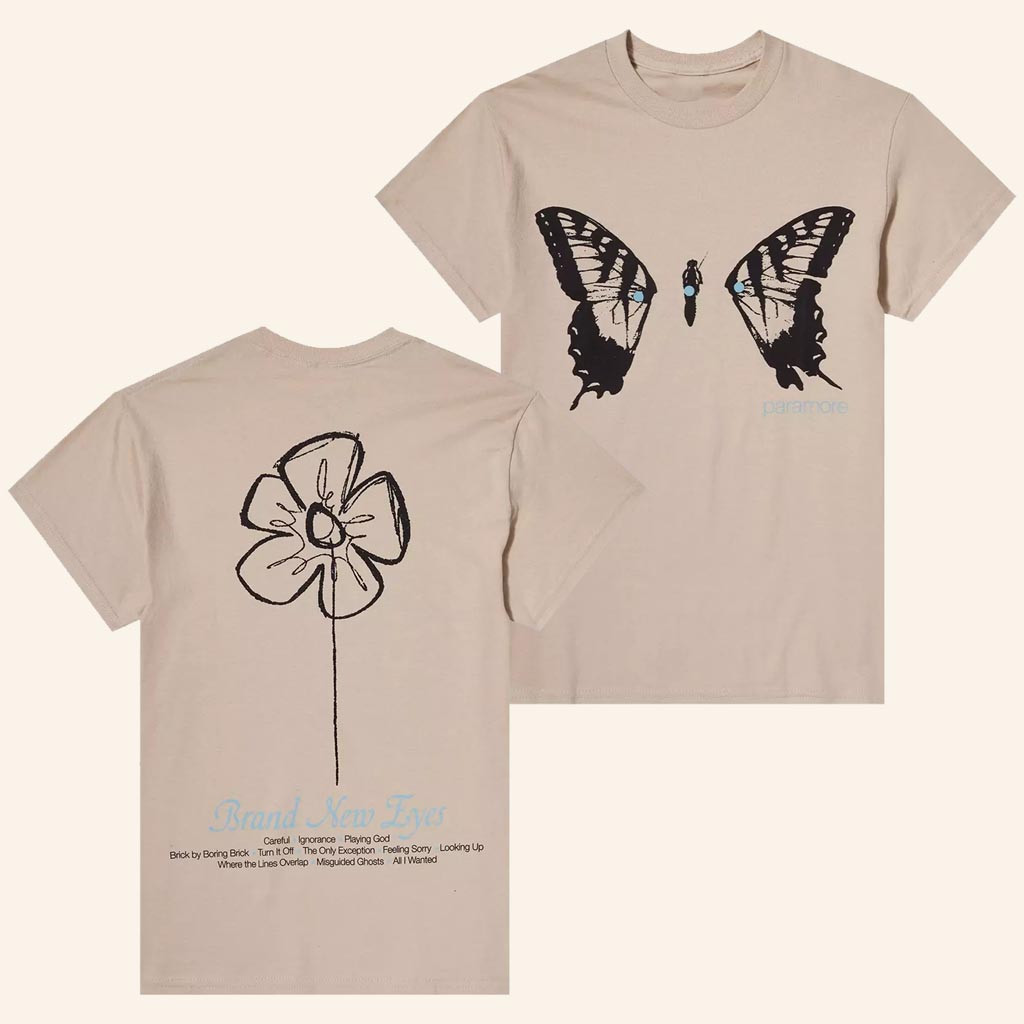 Paramore Merch Brand New Eyes T-Shirt Best Gifts For Rock Music Lovers