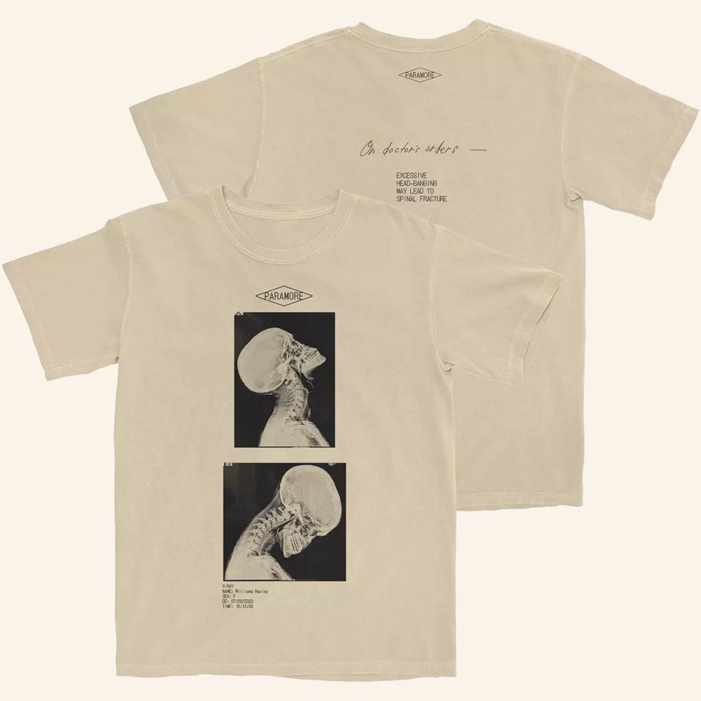 Paramore Merch Head Bang T-Shirt Presents For Rock Music Lovers
