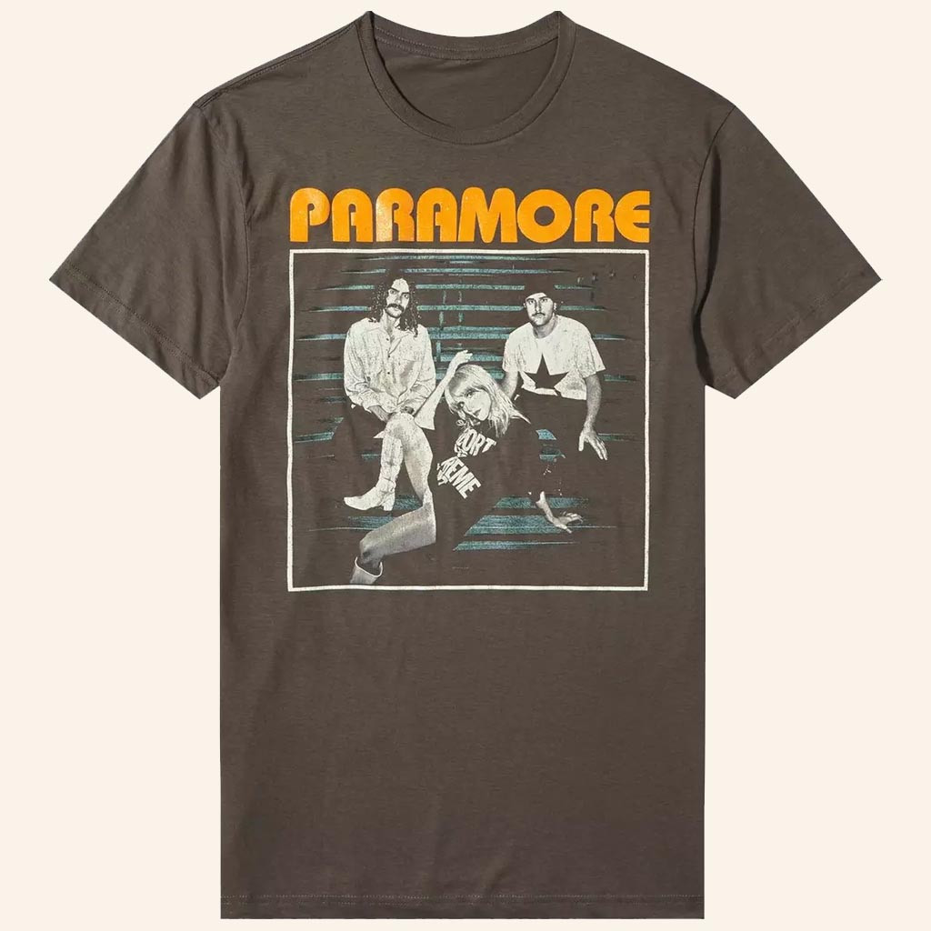 Paramore Merch Paramore Group T-Shirt Cool Gifts For Rock Lovers