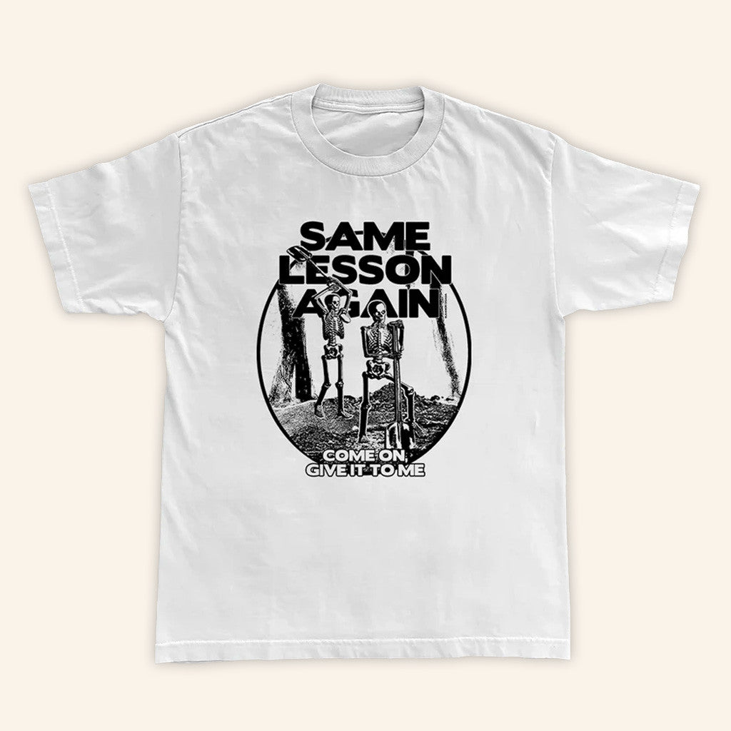 Paramore Merch Same Lesson Again Thick Skull T-Shirt Gifts For Friends Paramore Merch Same Lesson Again Thick Skull T-Shirt Gifts For Friends