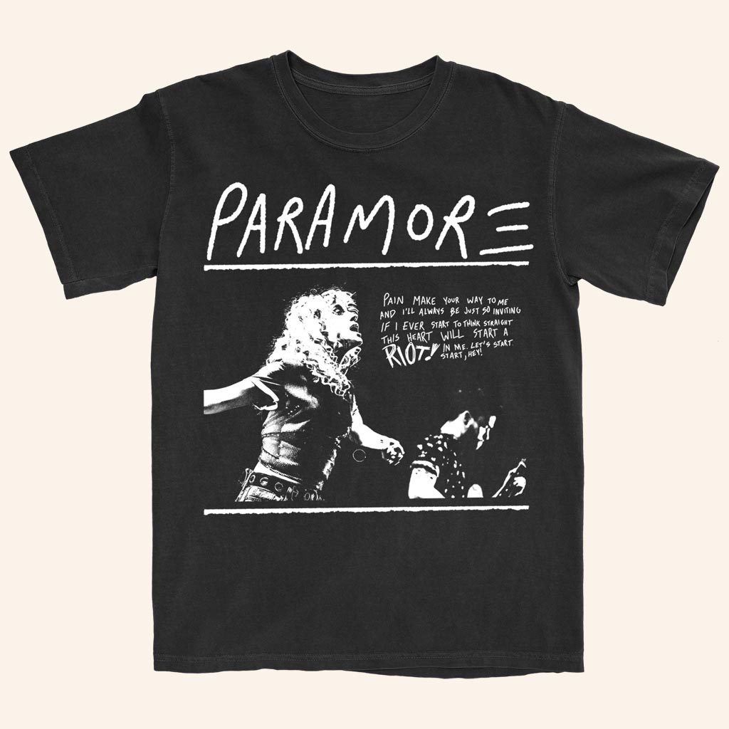 Paramore Merch Start A Riot T-Shirt Gift Ideas For Rock Music Lovers Paramore Merch Start A Riot T-Shirt Gift Ideas For Rock Music Lovers