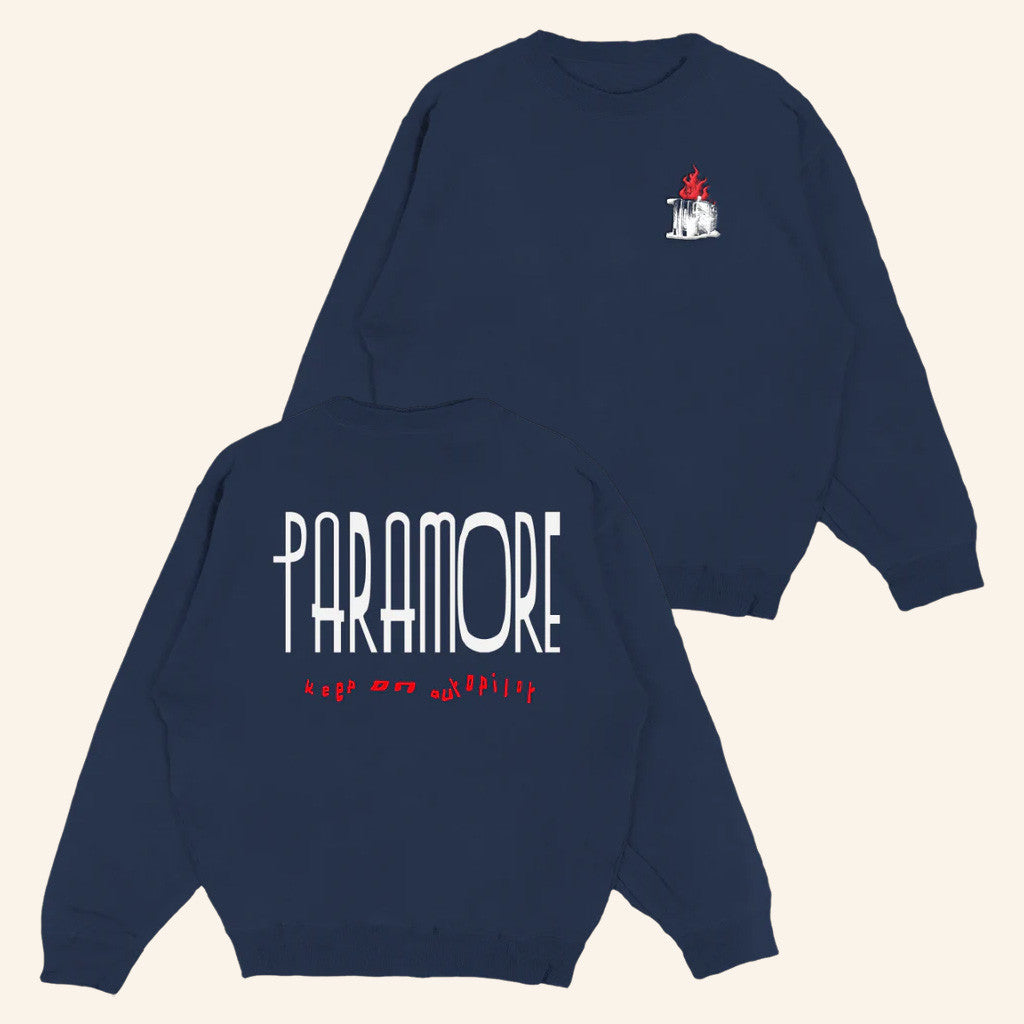 Paramore Merch Thick Skull Van Crewneck Sweatshirt Gifts For Besties Paramore Merch Thick Skull Van Crewneck Sweatshirt Gifts For Besties