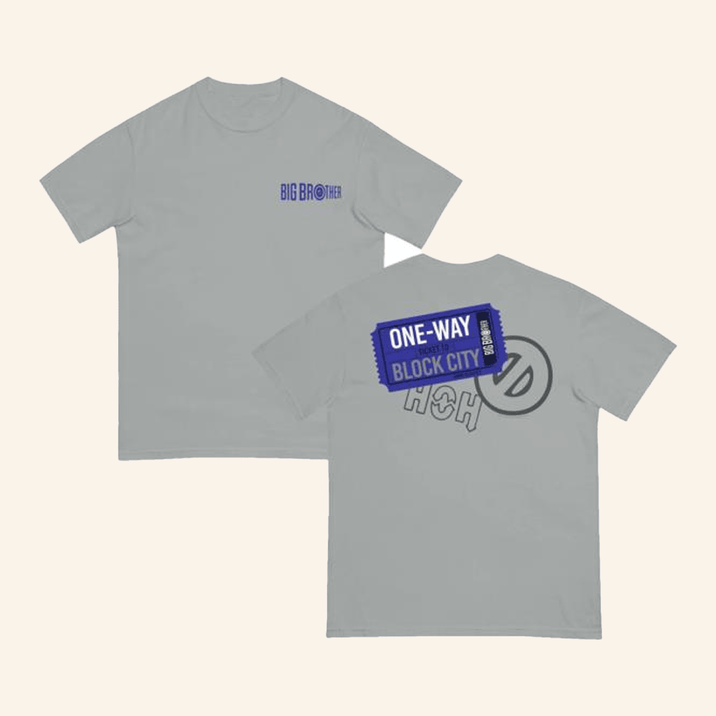 Paramount Merch Big Brother One Way Ticket To Block City T-Shirt Gifts For Brother Paramount Merch Big Brother One Way Ticket To Block City T-Shirt Gifts For Brother