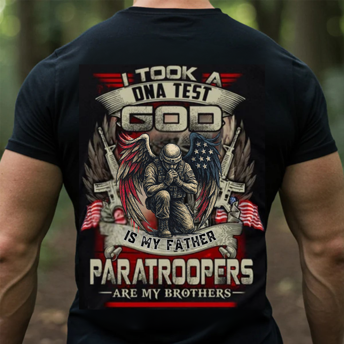 Paratrooper T-Shirt Paratroopers Are My Brothers Veteran T-Shirt Gift for U.S Army