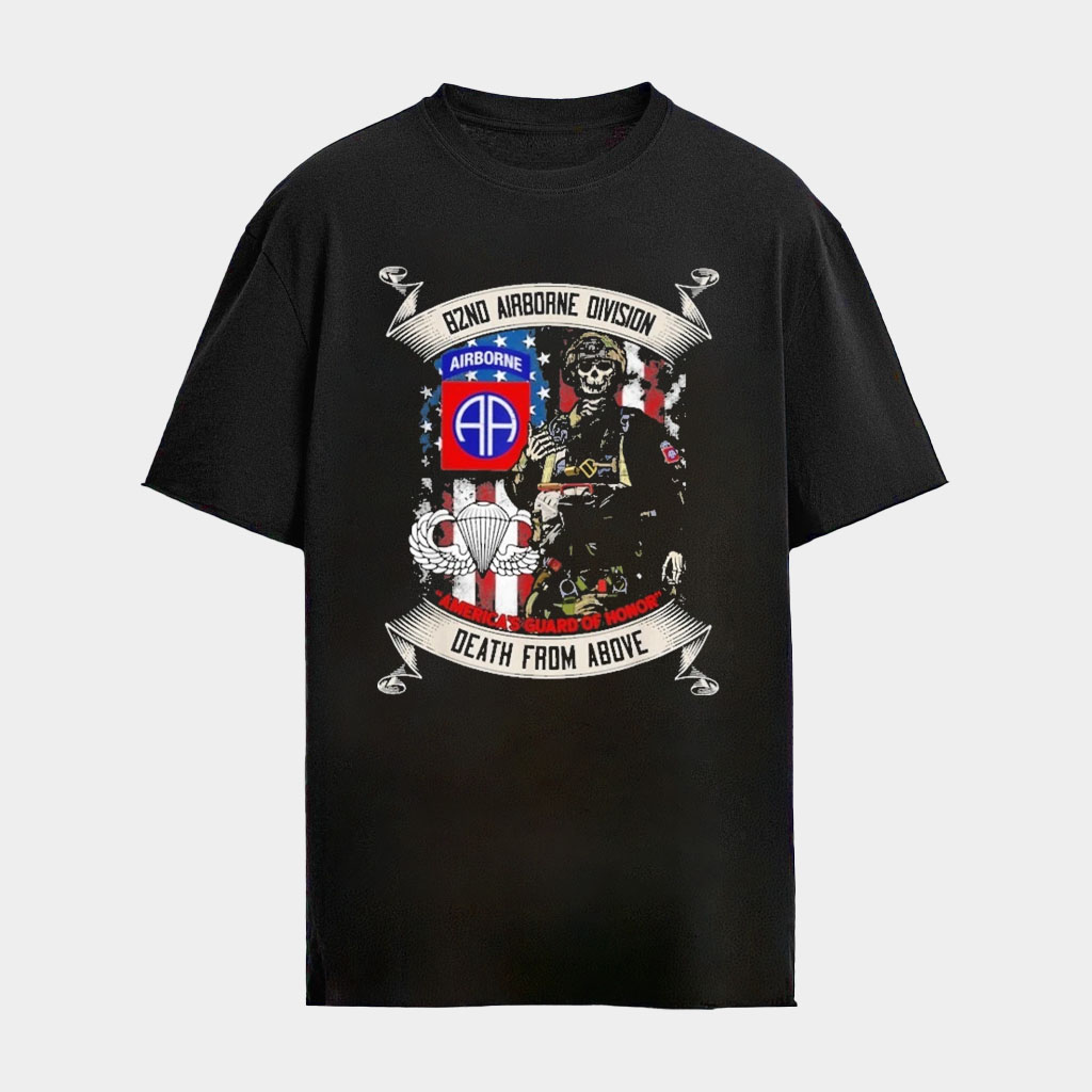 Paratroopers Airborne Division Paratrooper Fort Bragg T-Shirt US Airborne Merch Veteran Gifts