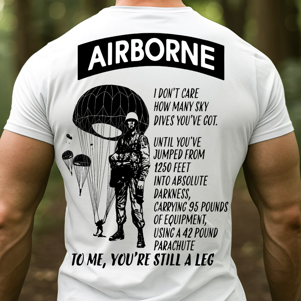 Paratroopers T-Shirt Patriotic Military Shirt Gift Idea for Veterans Day