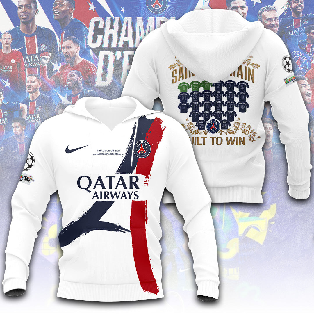 Paris Saint-Germain 3D Apparels Hoodie Best Gifts For Sport Lovers