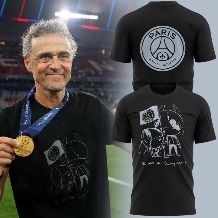 Paris Saint-Germain Coach T-shirt Unique Gifts For Football Lovers